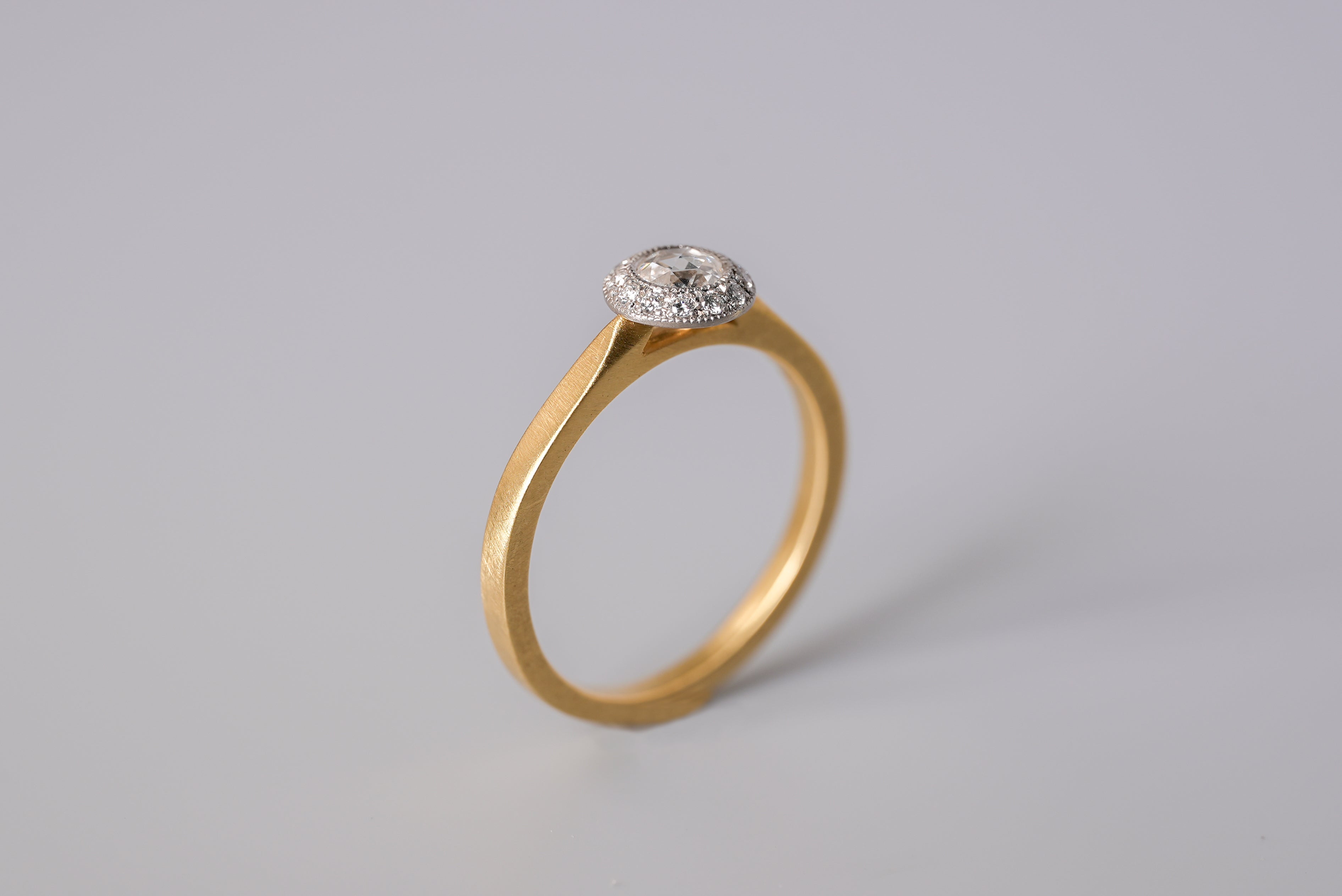 【受注生産】Rosecut Diamond Solitaire Ring